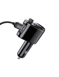 Baseus S-06 Bluetooth/USB bil FM-sändare (Overseas Edition) - svart