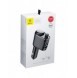 Baseus S-06 Bluetooth/USB bil FM-sändare (Overseas Edition) - svart