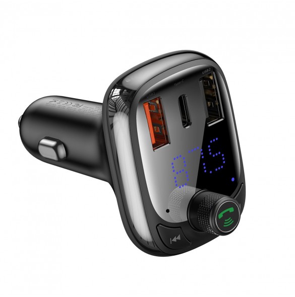 Bluetooth-sändare / billaddare Baseus S-13 (Overseas Edition) - svart