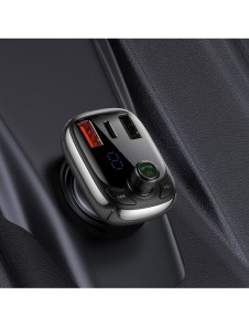 Bluetooth-sändare / billaddare Baseus S-13 (Overseas Edition) - svart