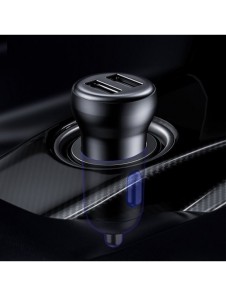 Trådlös Bluetooth FM-sändare med laddare Baseus S-16 (Overseas edition) - svart