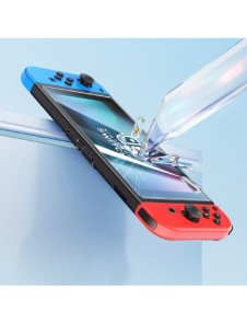 Set med 2x Baseus Crystal härdat glas för Nintendo Switch 2019 + monteringssats - transparent