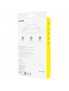 Set med 2x Baseus Crystal härdat glas för Nintendo Switch 2019 + monteringssats - transparent