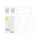 Set med 2x Baseus Crystal härdat glas för Nintendo Switch 2019 + monteringssats - transparent