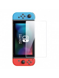 Set med 2x Baseus Crystal härdat glas för Nintendo Switch OLED 2021 + monteringssats - transparent