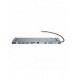Baseus Enjoyment Multifunktionell dockningsstation för MacBook Laptop HUB Stand Adapter 10in1 (CATSX-F0G)