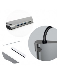 Baseus Enjoyment Multifunktionell dockningsstation för MacBook Laptop HUB Stand Adapter 10in1 (CATSX-F0G)
