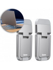 Baseus universella fotstativ för laptop (2 st) silver (LUZC000012)