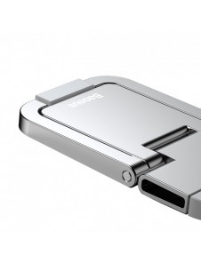 Baseus universella fotstativ för laptop (2 st) silver (LUZC000012)