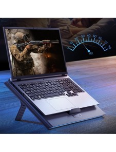 Baseus USB kylplatta för bärbar dator upp till 21" grå (LUWK000013)