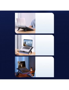 Baseus USB kylplatta för bärbar dator upp till 21" grå (LUWK000013)