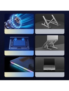 Baseus USB kylplatta för bärbar dator upp till 21" grå (LUWK000013)