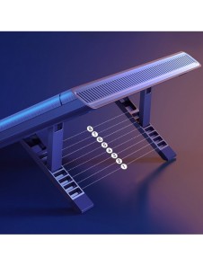 Baseus USB kylplatta för bärbar dator upp till 21" grå (LUWK000013)