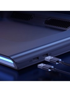 Baseus USB kylplatta för bärbar dator upp till 21" grå (LUWK000013)