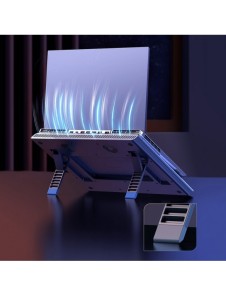 Baseus USB kylplatta för bärbar dator upp till 21" grå (LUWK000013)