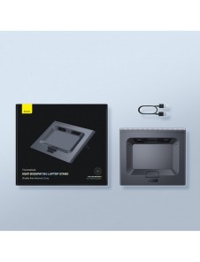 Baseus USB kylplatta för bärbar dator upp till 21" grå (LUWK000013)