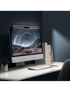Baseus i-wok Series LED-lampa för skrivbordsbelysning för bildskärmsbelysning svart (DGIWK-P01)