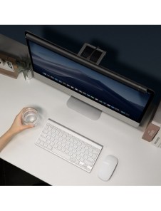 Baseus i-wok Series LED-lampa för skrivbordsbelysning för bildskärmsbelysning svart (DGIWK-P01)