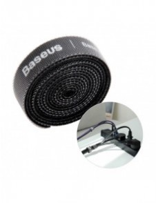 Baseus Rainbow Circle kardborreband - kardborreband kabelorganiserar 1m svart (ACMGT-E01)