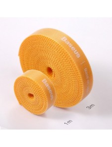 Baseus Rainbow Circle kardborreband - kardborreband kabelorganiserar 1m svart (ACMGT-E01)