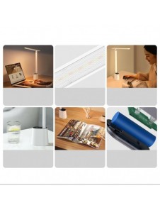 Baseus Smart Eye uppladdningsbart hopfällbart läsbord LED-lampa (Smart Light) vit (DGZG-02)