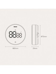 Baseus Heyo Pro roterande timer elektronisk timer grå (FMDS000013)