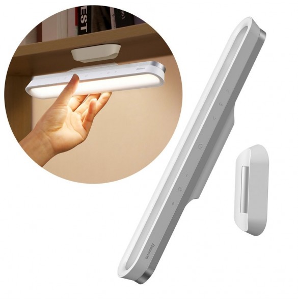 Baseus magnetisk LED sänglampa lampa för hem kök rum vit (DGXC-02)