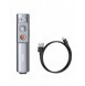 Baseus Orange Dot laserpekarfjärrkontroll för PC-presentation med inbyggt batteri grått (WKCD000013)