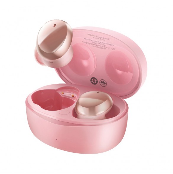 Baseus Bowie E2 TWS Bluetooth 5.2 trådlösa hörlurar Vattentäta IP55 Rosa (NGTW090004)