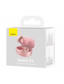 Baseus Bowie E2 TWS Bluetooth 5.2 trådlösa hörlurar Vattentäta IP55 Rosa (NGTW090004)