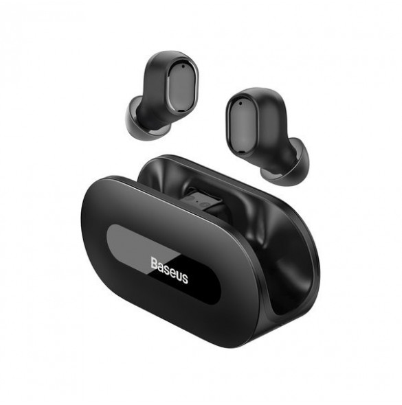 Baseus Bowie EZ10 TWS Bluetooth 5.3 trådlösa hörlurar - svarta