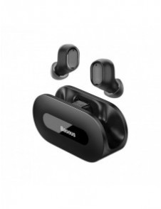 Baseus Bowie EZ10 TWS Bluetooth 5.3 trådlösa hörlurar - svarta