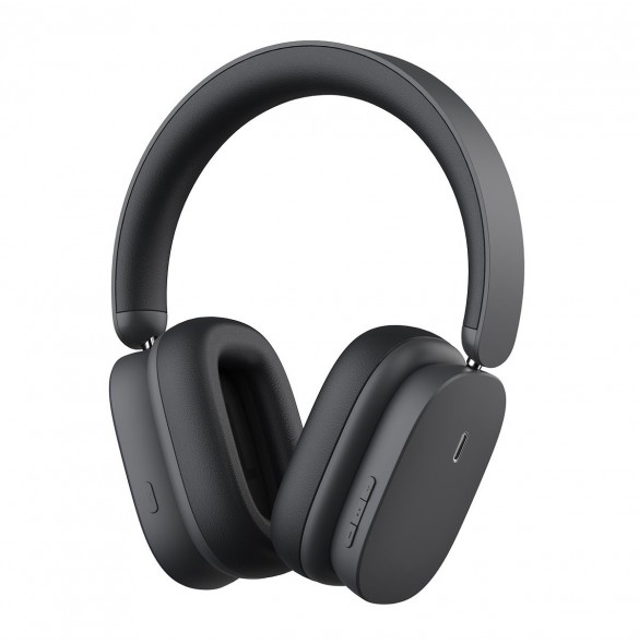 Baseus Bowie H1 trådlösa hörlurar Bluetooth 5.2 ANC grå (NGTW230013)