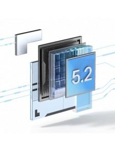Baseus Bowie H1 trådlösa hörlurar Bluetooth 5.2 ANC grå (NGTW230013)