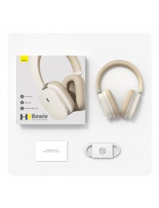 Baseus Bowie H1 trådlösa hörlurar Bluetooth 5.2 ANC grå (NGTW230013)