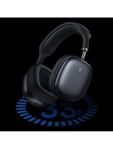 Baseus Bowie H2 ANC trådlösa on-ear hörlurar - grå
