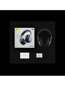 Baseus Bowie H2 ANC trådlösa on-ear hörlurar - grå