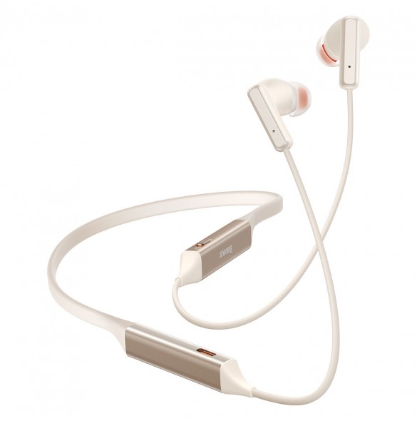 Baseus Bowie U2 Pro TWS ANC trådlösa Bluetooth-hörlurar - kräm och vit