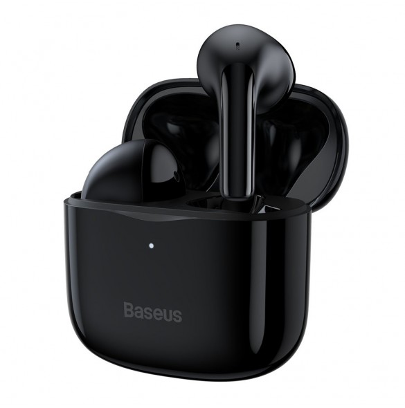Baseus E3 Wireless Bluetooth 5.0 TWS Öronsnäckor Vattentät IP64 Svart (NGTW080001)