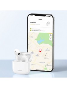 Baseus E3 Wireless Bluetooth 5.0 TWS Öronsnäckor Vattentät IP64 Svart (NGTW080001)