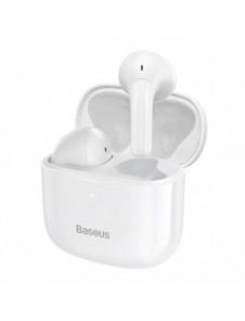 Baseus E3 Wireless Bluetooth 5.0 TWS Öronsnäckor Vattentät IP64 Vit (NGTW080002)