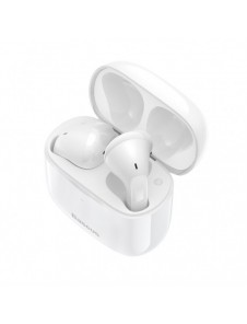 Baseus E3 Wireless Bluetooth 5.0 TWS Öronsnäckor Vattentät IP64 Vit (NGTW080002)