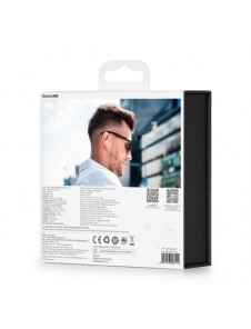 Baseus E8 Wireless Bluetooth 5.0 TWS Öronsnäckor Vattentät IPX5 Vit (NGE8-02)