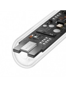 Baseus E8 Wireless Bluetooth 5.0 TWS Öronsnäckor Vattentät IPX5 Vit (NGE8-02)