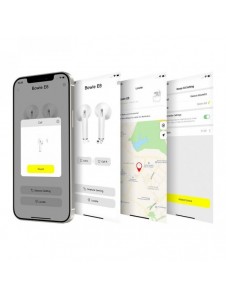 Baseus E8 Wireless Bluetooth 5.0 TWS Öronsnäckor Vattentät IPX5 Vit (NGE8-02)