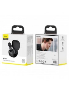 Baseus Encok TWS Bluetooth 5.3 trådlösa hörlurar Svart (WM01)(NGTW240001)