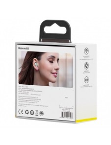 Baseus Encok WM01 TWS trådlösa in-ear Bluetooth 5.3 hörlurar grön uppgraderad version (NGTW240006)