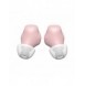 Baseus Encok WM01 TWS trådlösa in-ear Bluetooth 5.3 hörlurar Rosa uppgraderad version (NGTW240004)