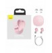 Baseus Encok WM01 TWS trådlösa in-ear Bluetooth 5.3 hörlurar Rosa uppgraderad version (NGTW240004)