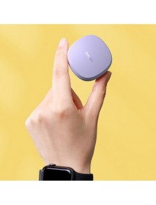 Baseus Encok WM01 TWS trådlösa in-ear Bluetooth 5.3 hörlurar Rosa uppgraderad version (NGTW240004)